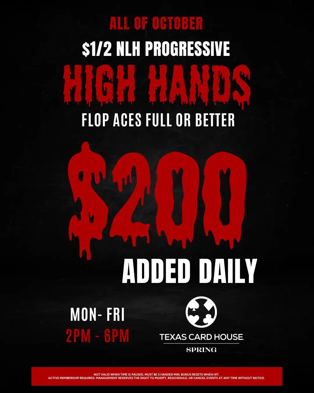 $12 NLH Prog HH