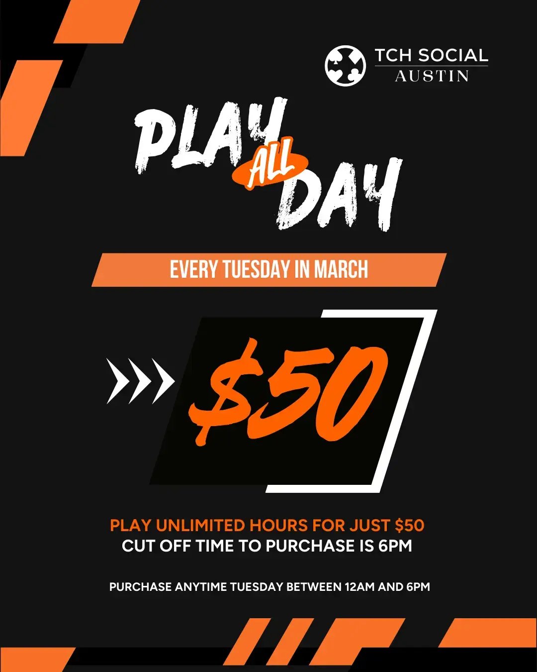 $50 Play All Day