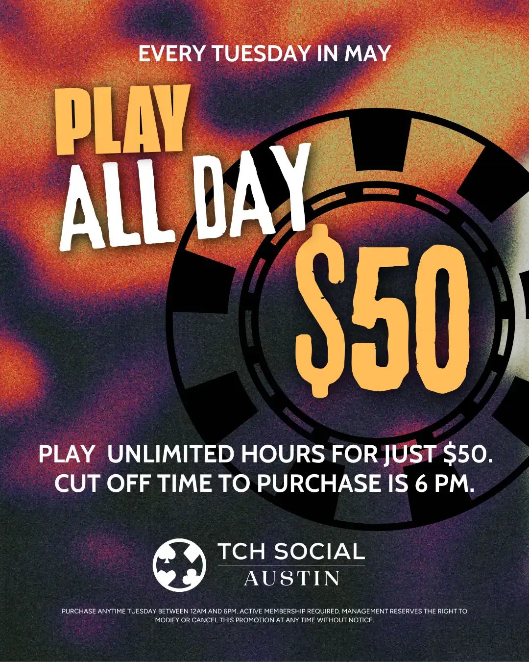 $50 Play All Day
