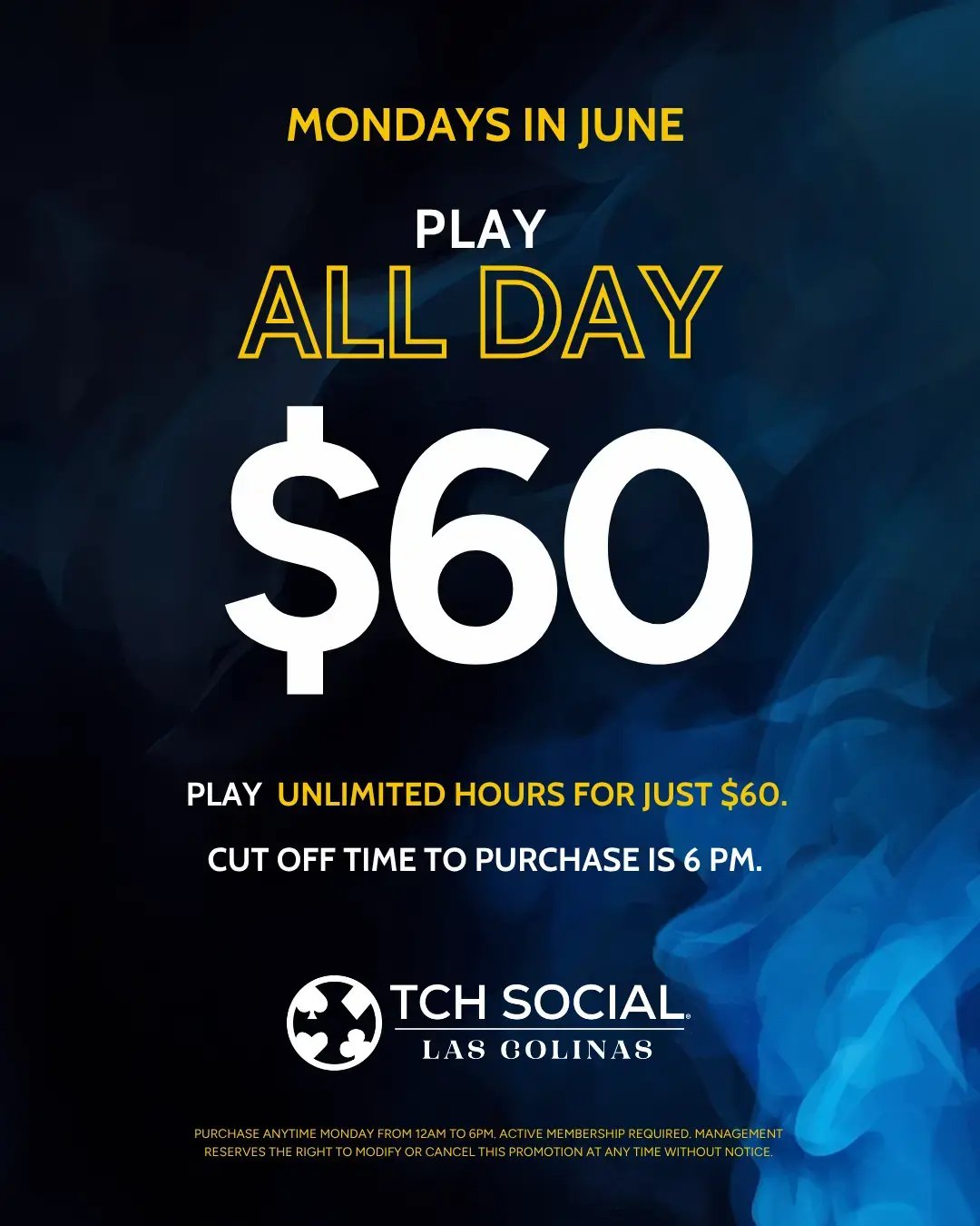 $60 Play All Day