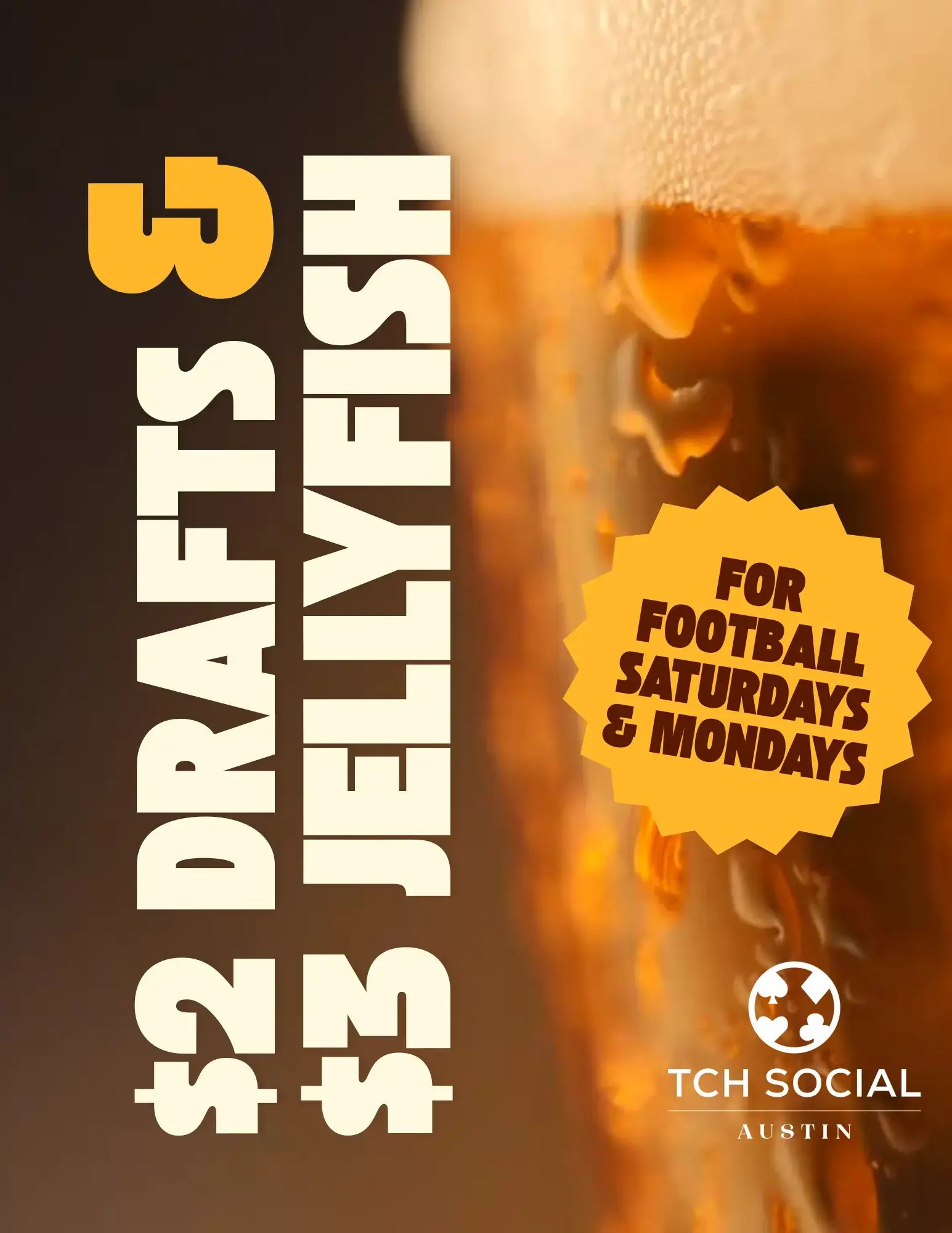 $2 and $3 Sat & Mon Beers