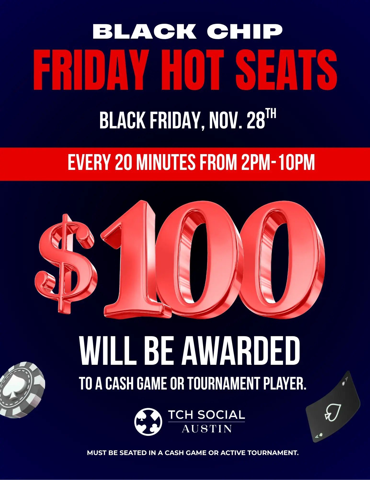 Austin's Black Chip Friday Hot Seats