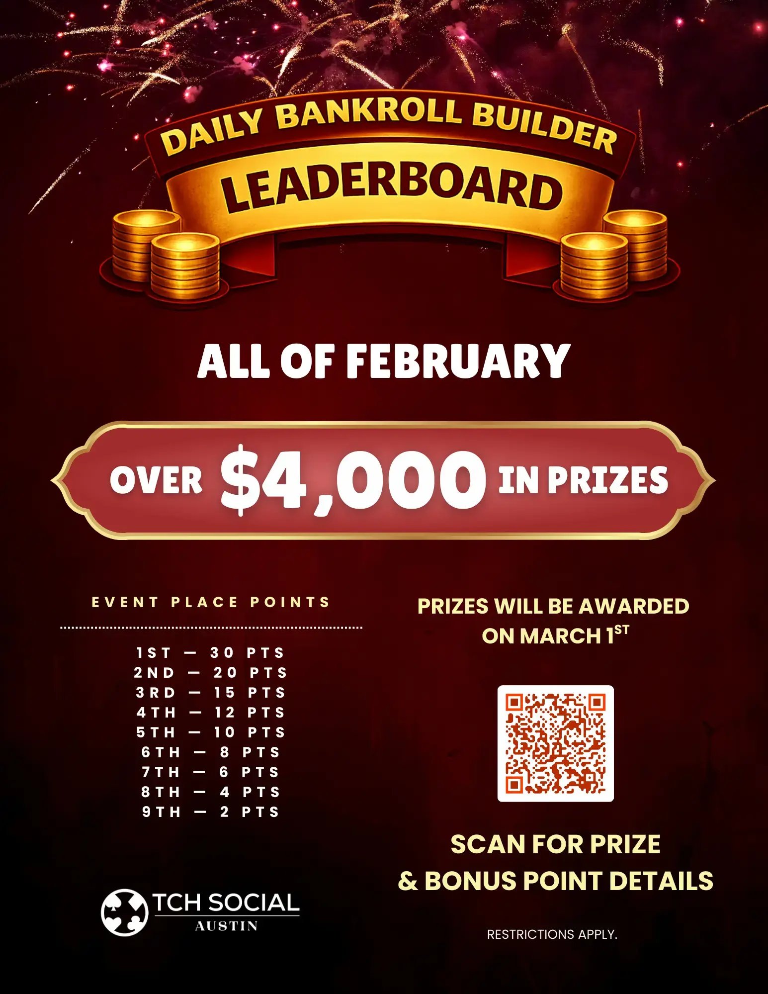 Daily Bankroll Builder Leaderboard 