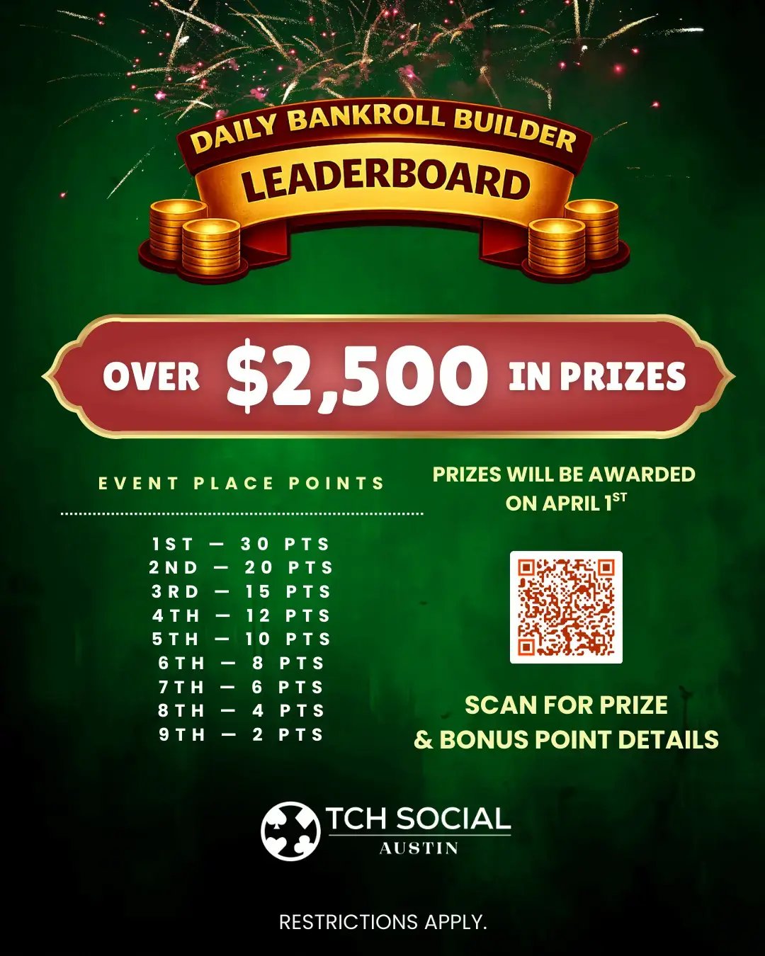 Daily Bankroll Builder Leaderboard