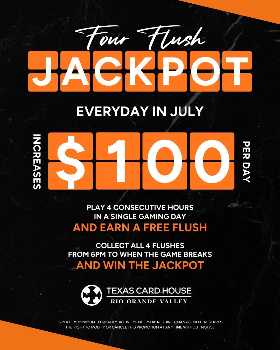 Four Flush Jackpot