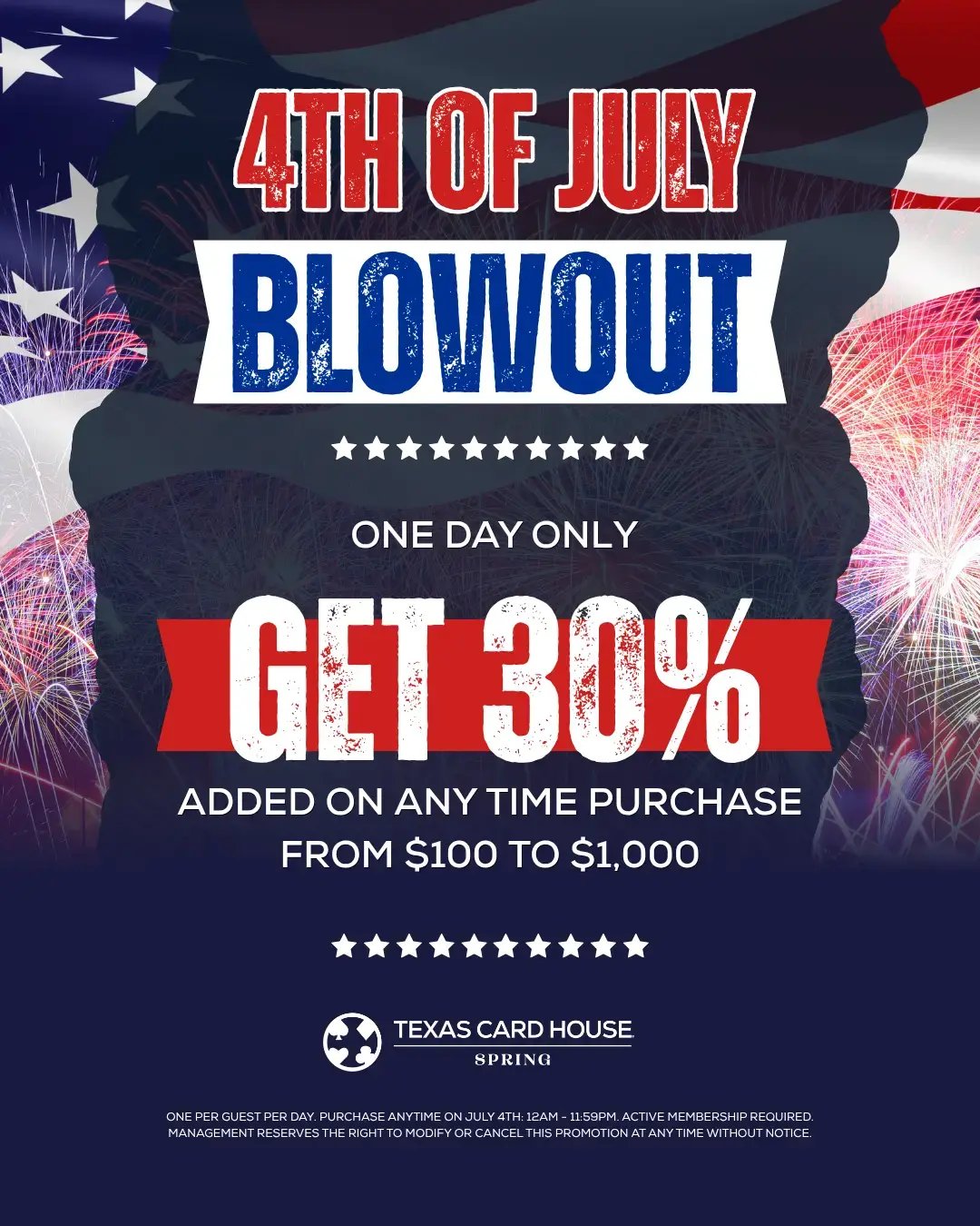 Fourth of July Blowout