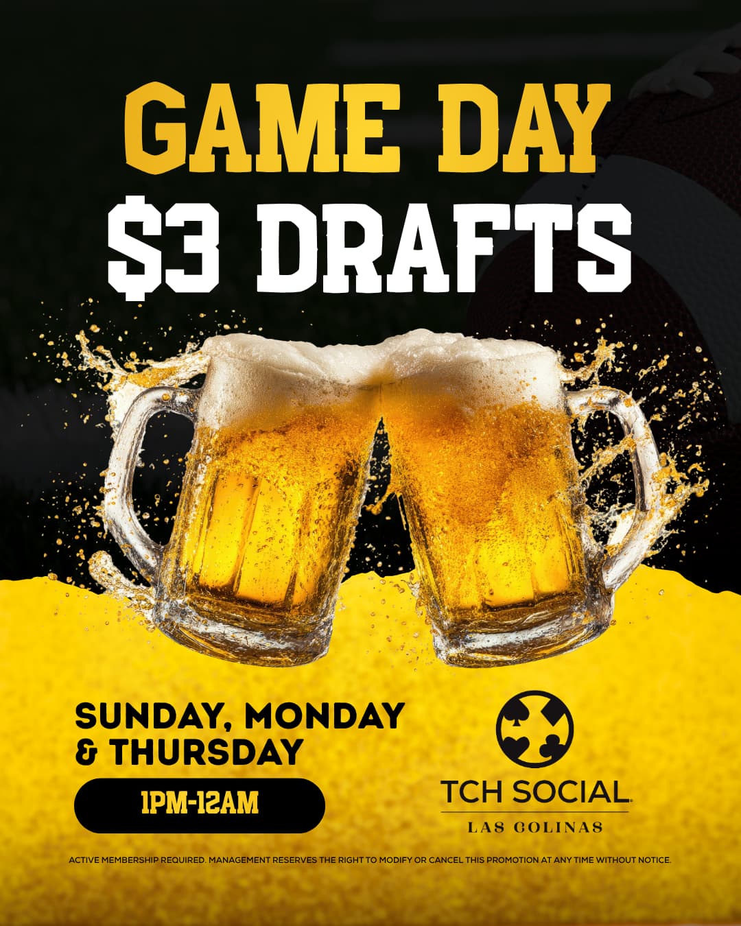 Gameday $3 Drafts Gameday $3 Drafts