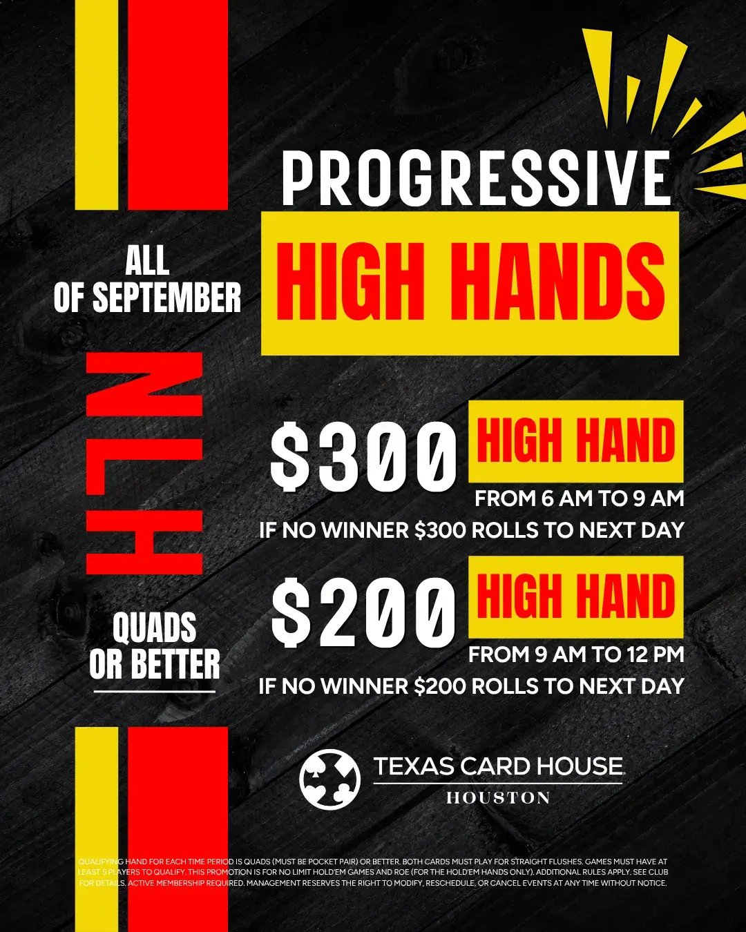 NLH Progressive High Hands