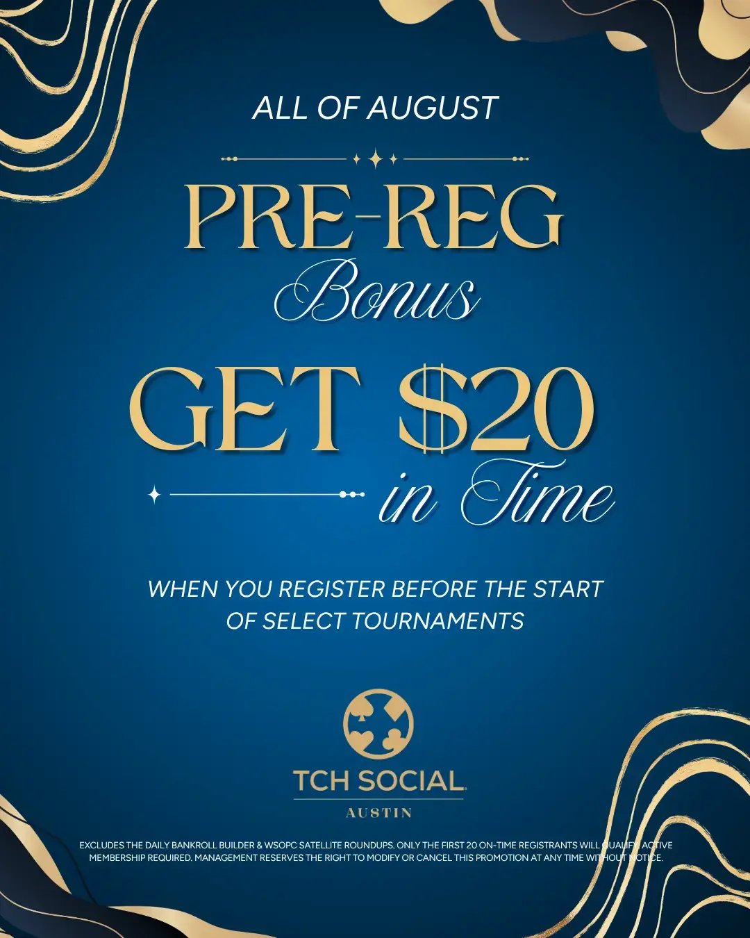 Pre-Reg Bonus