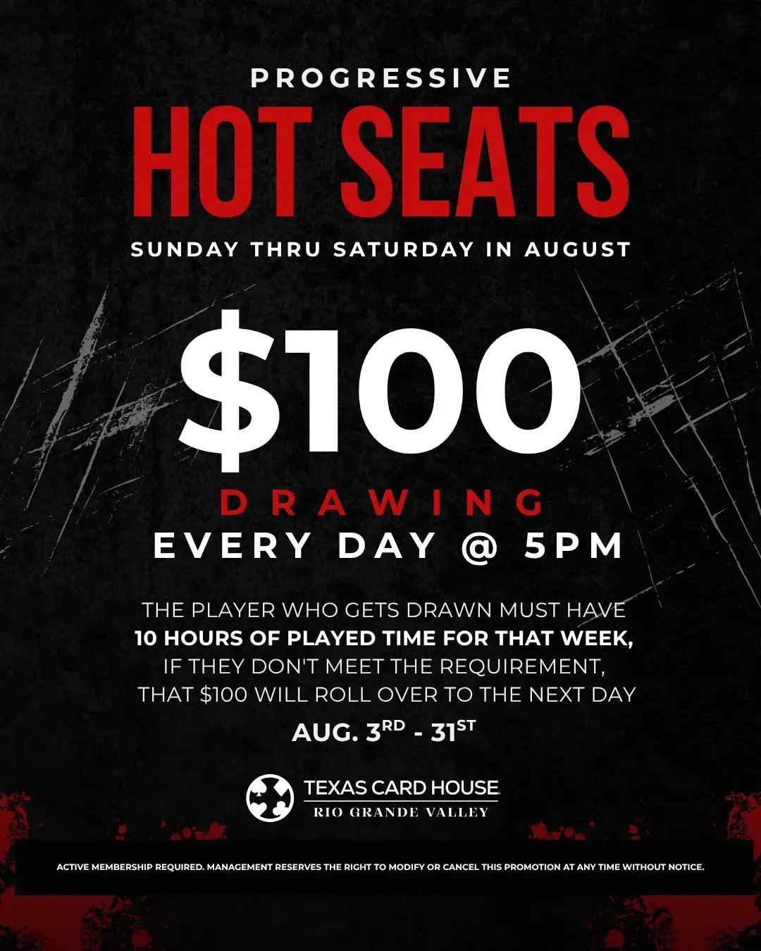 Progressive Hot Seats