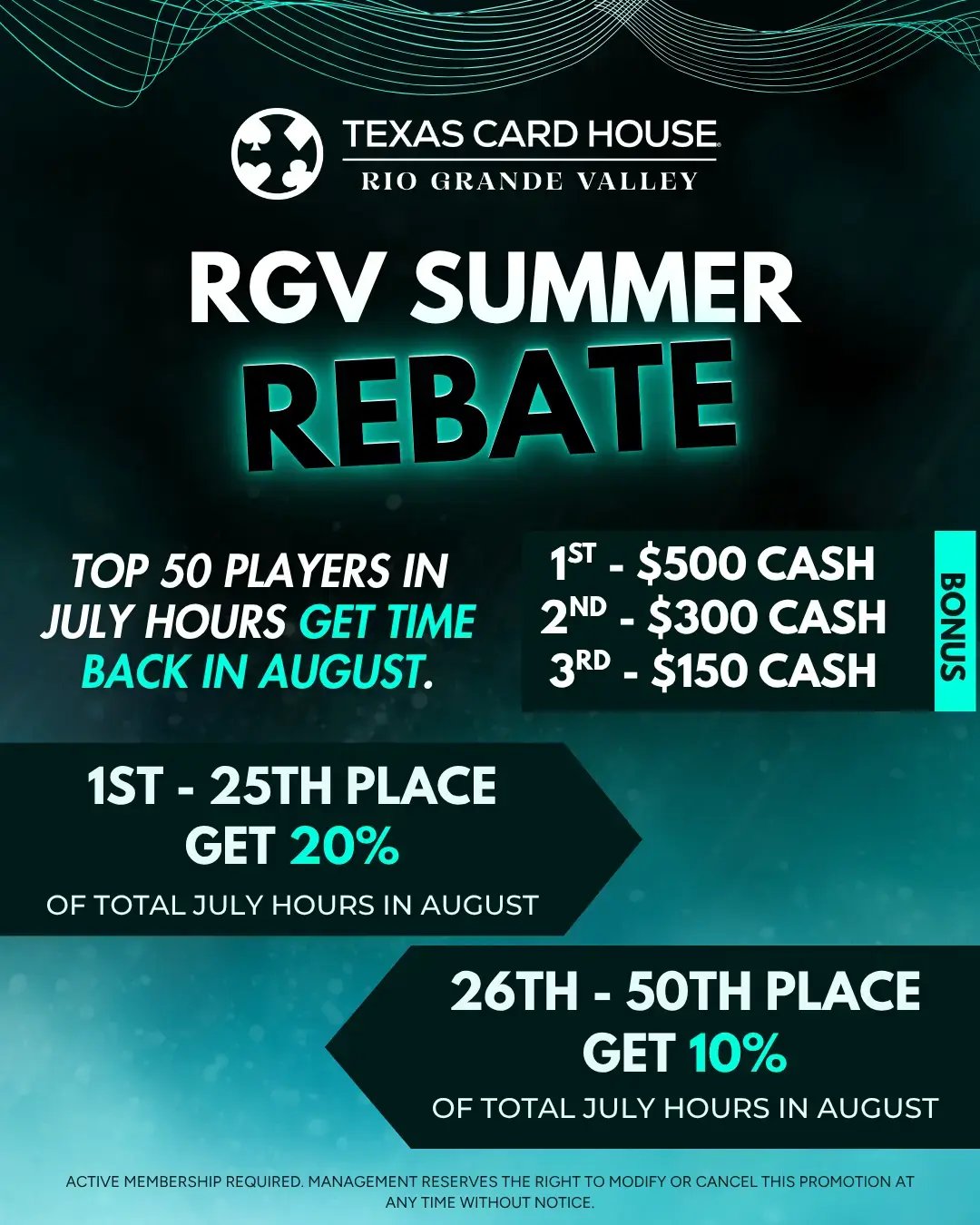 RGV Summer Rebate