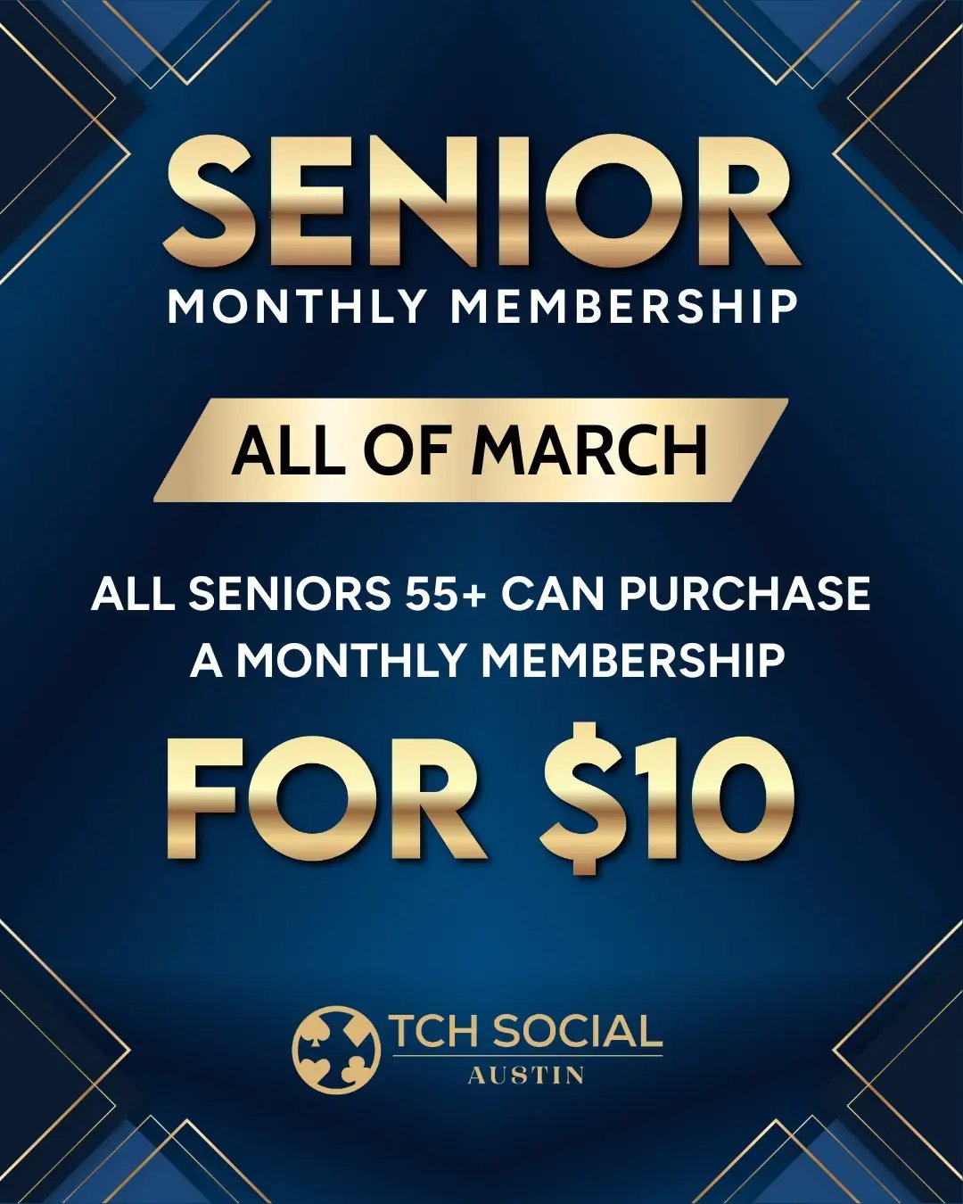 Senior Monthly Membership
