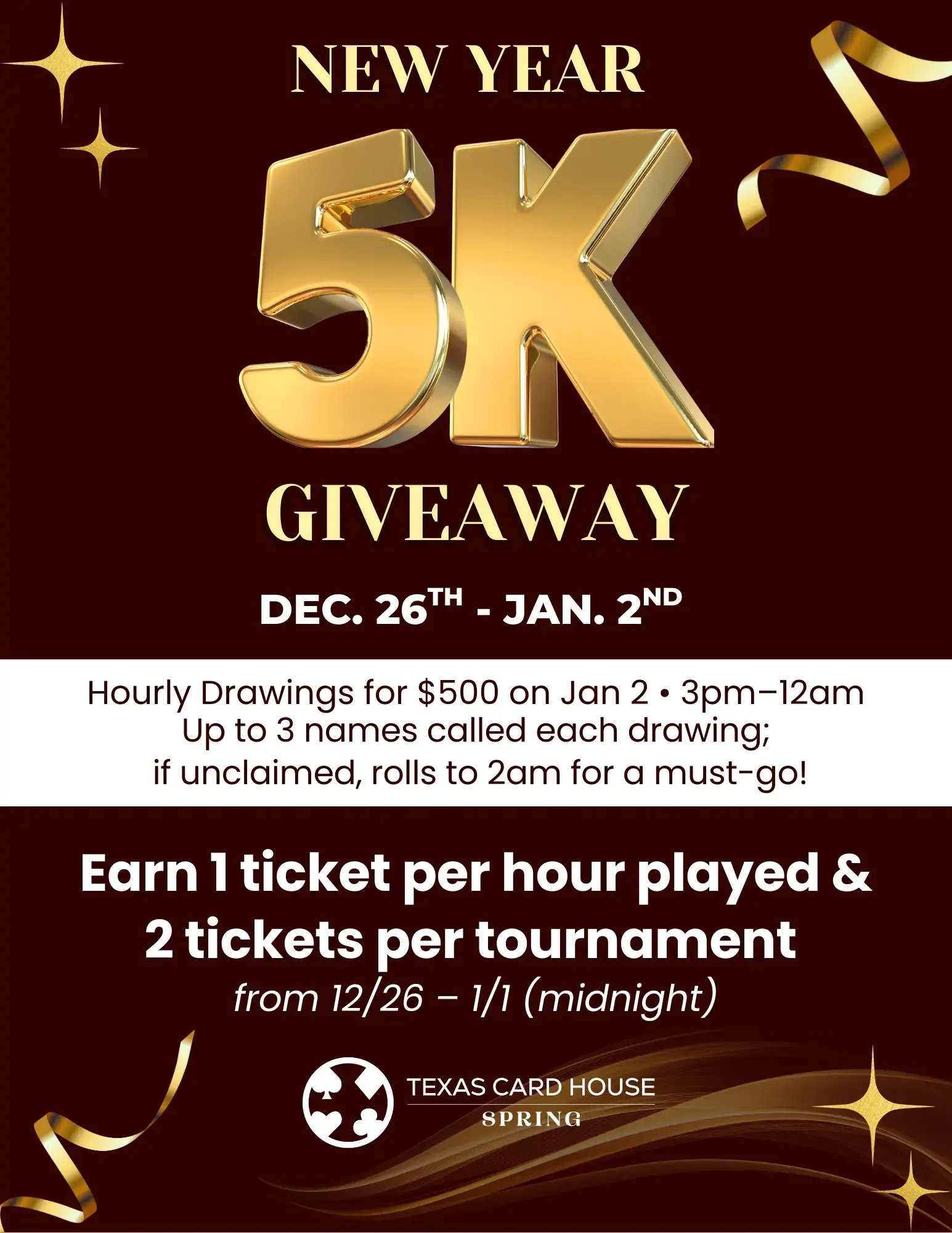 NEW YEAR $5K GIVEAWAY