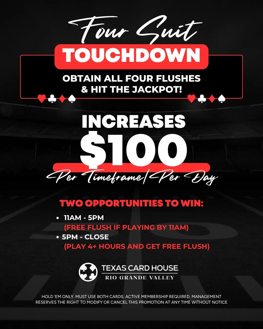 TCH Four Suit Touchdown