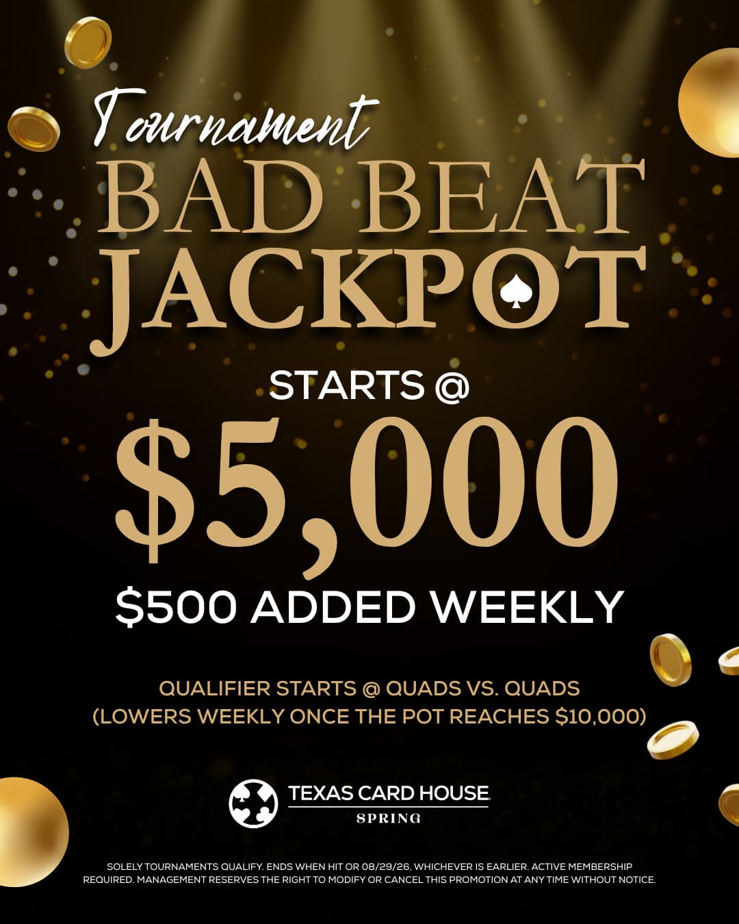 Tournament Bad Beat Jackpot