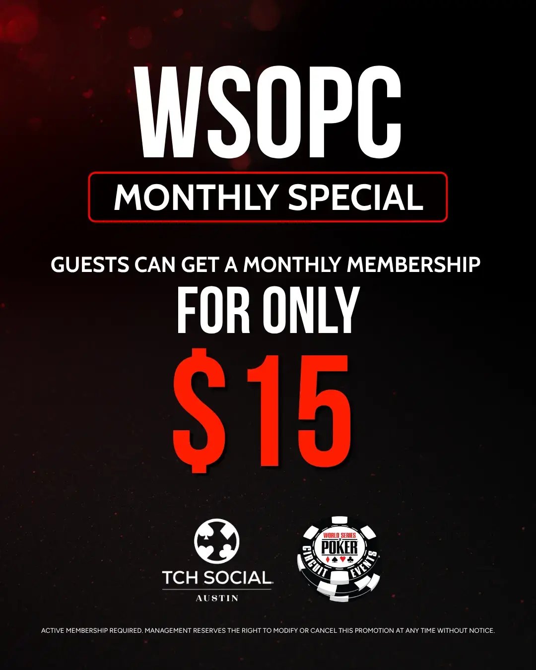 WSOPc Monthly Special