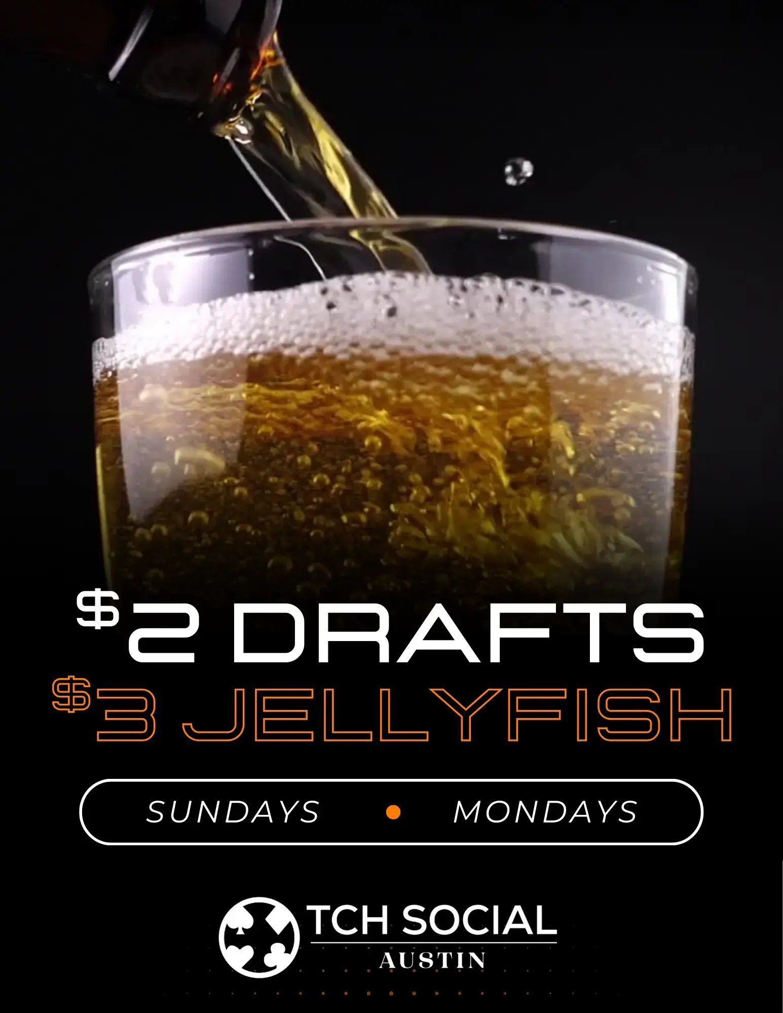 $2 Drafts & $3 Jellyfish