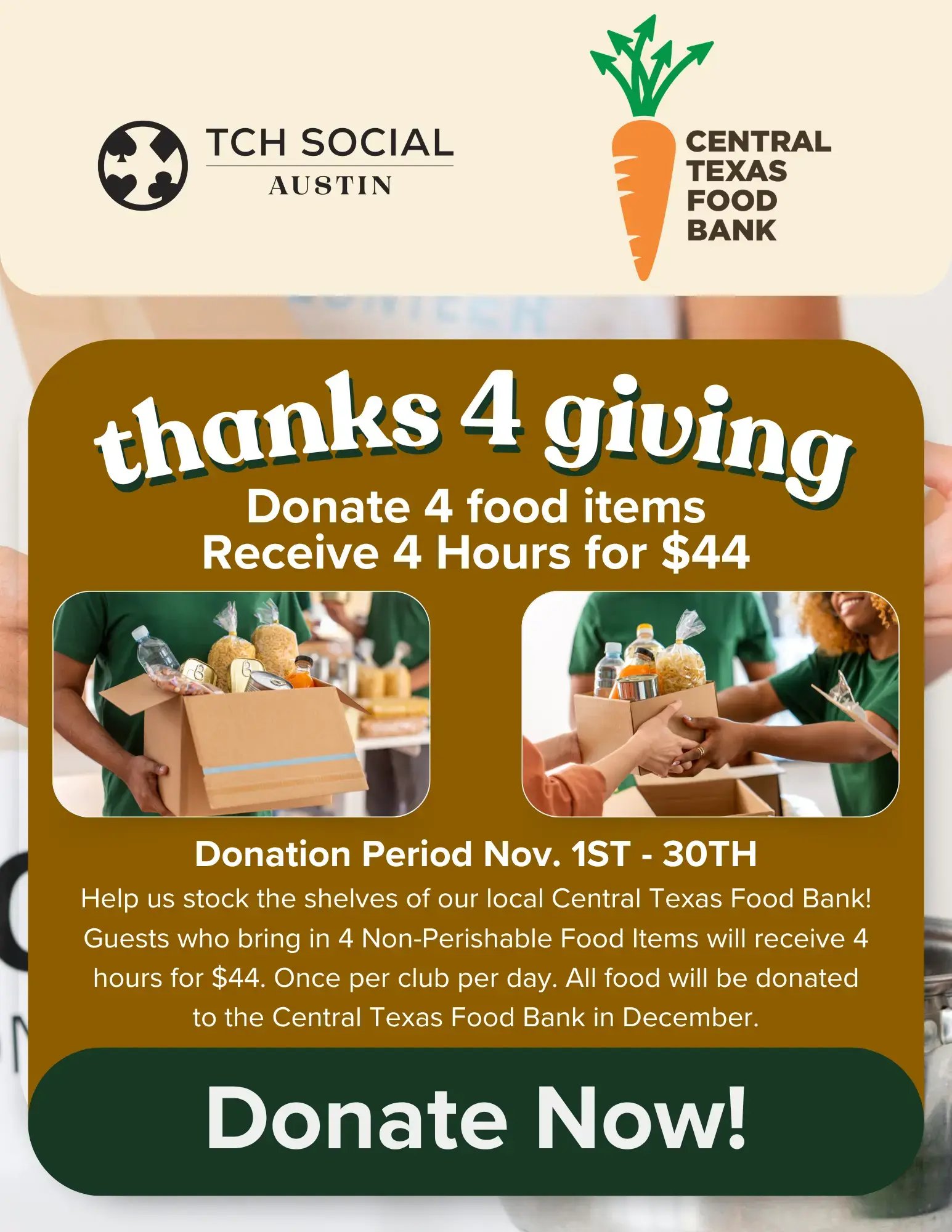 thanks 4 giving @ Austin