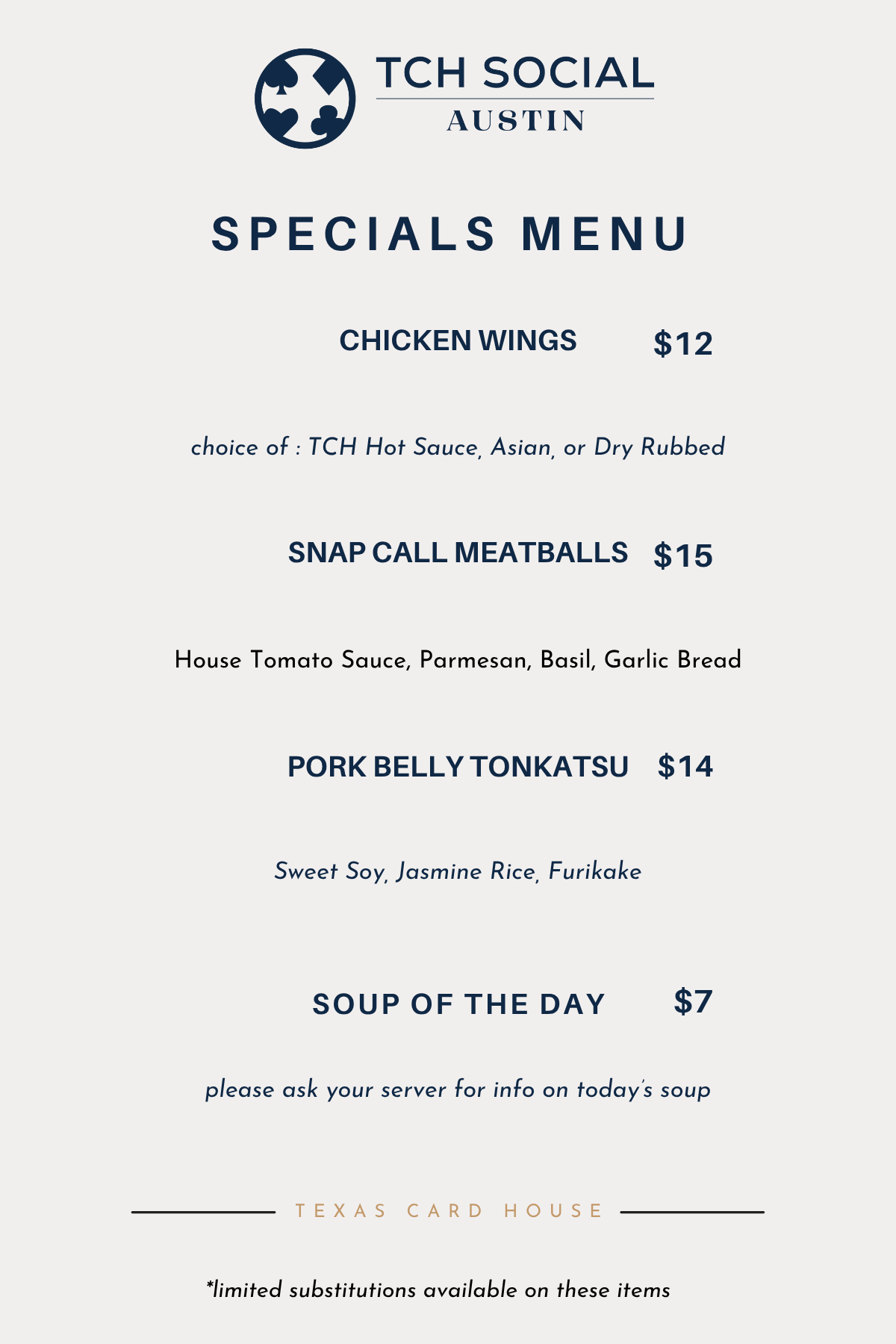 Austin Specials Jun25 Austin Specials Jun25