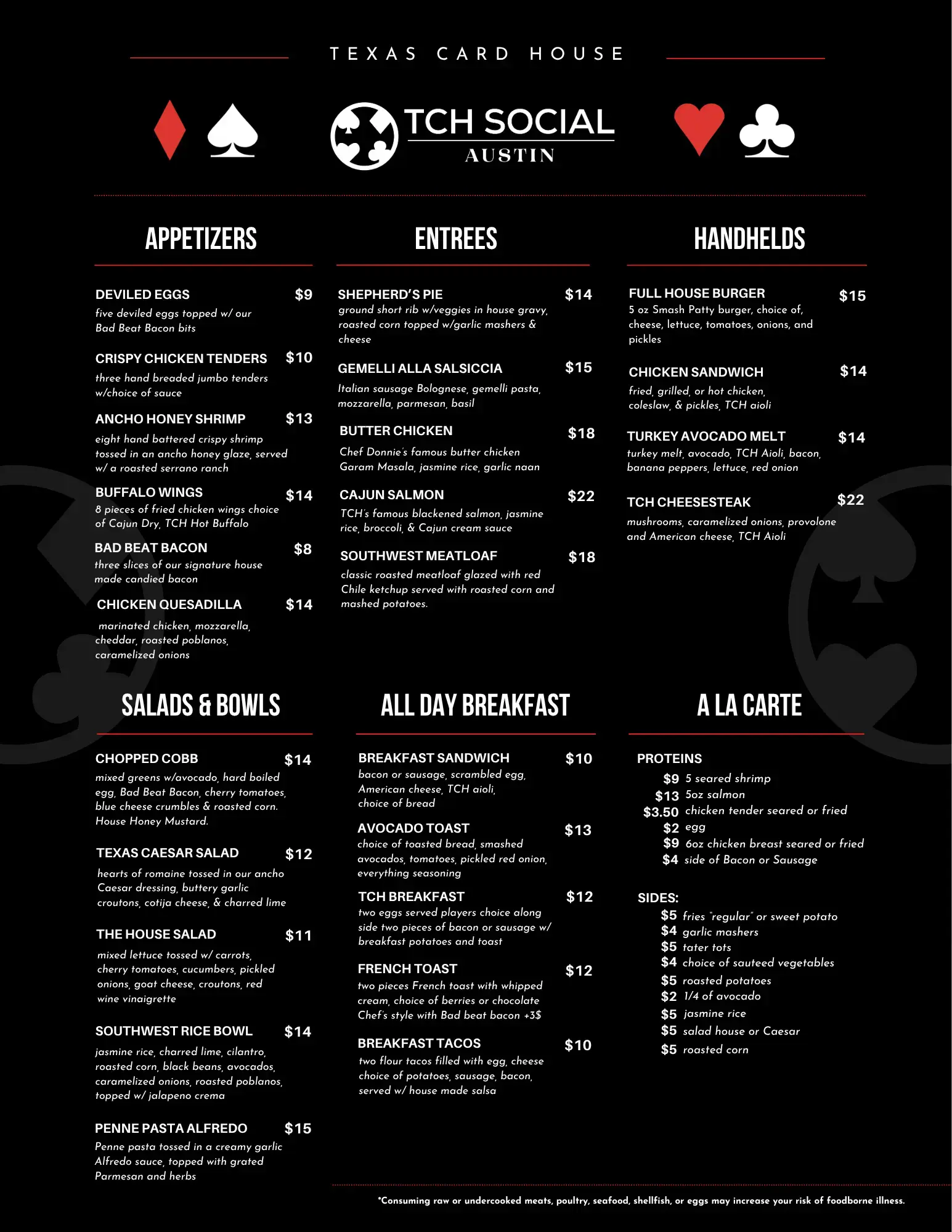Food Menu Austin May26 Food Menu Austin May26