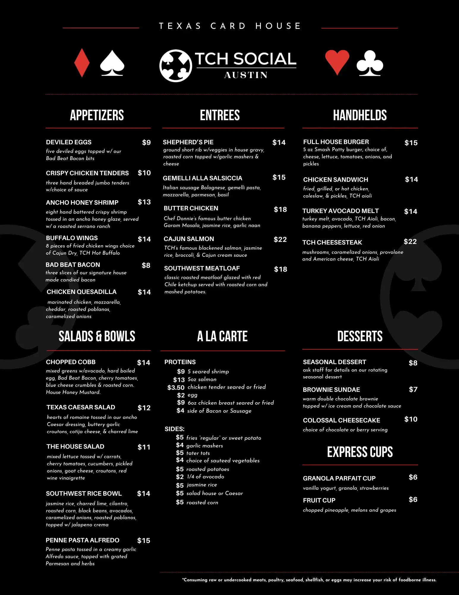 Food Menu Austin May26 Food Menu Austin May26