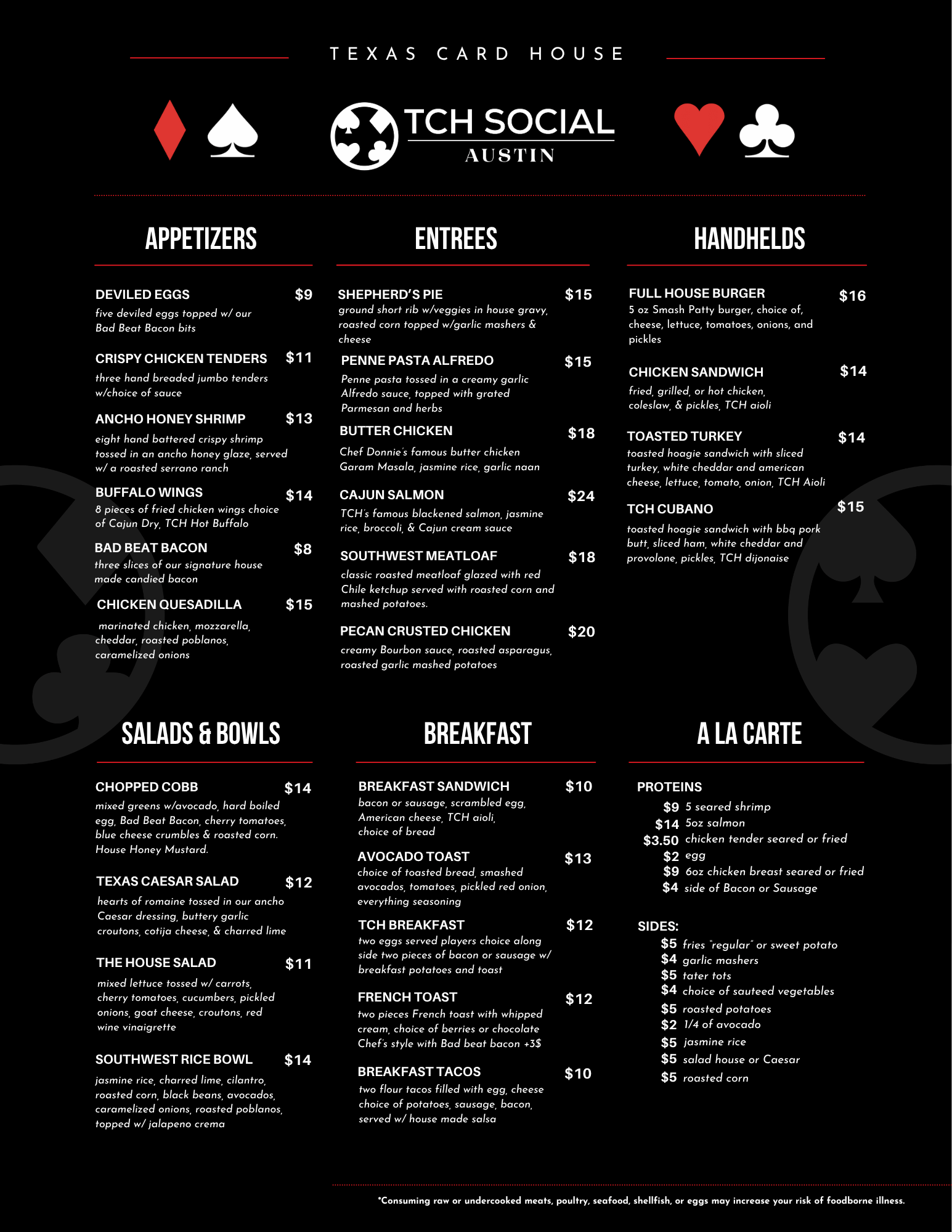 Food Menu Austin Sep26 Food Menu Austin Sep26