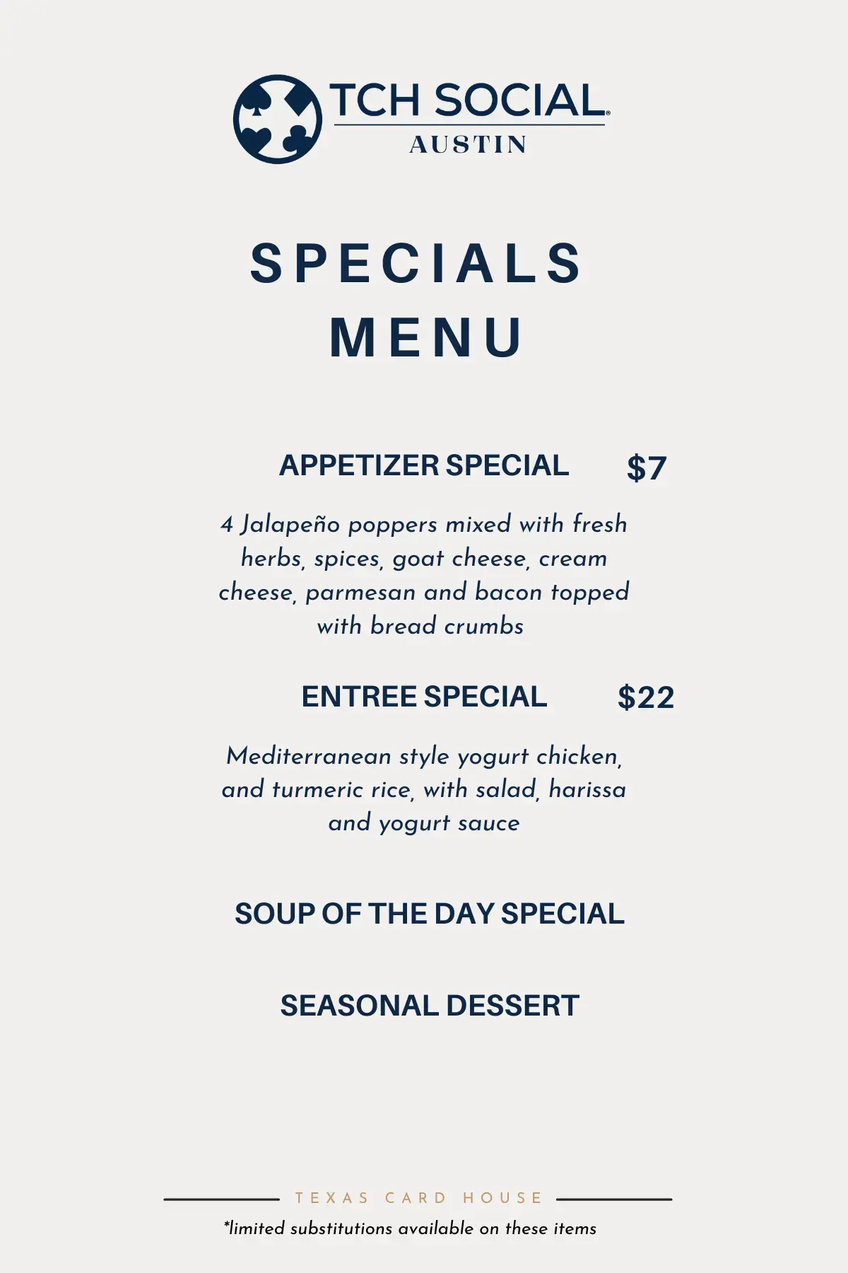 July26 Specials July26 Specials