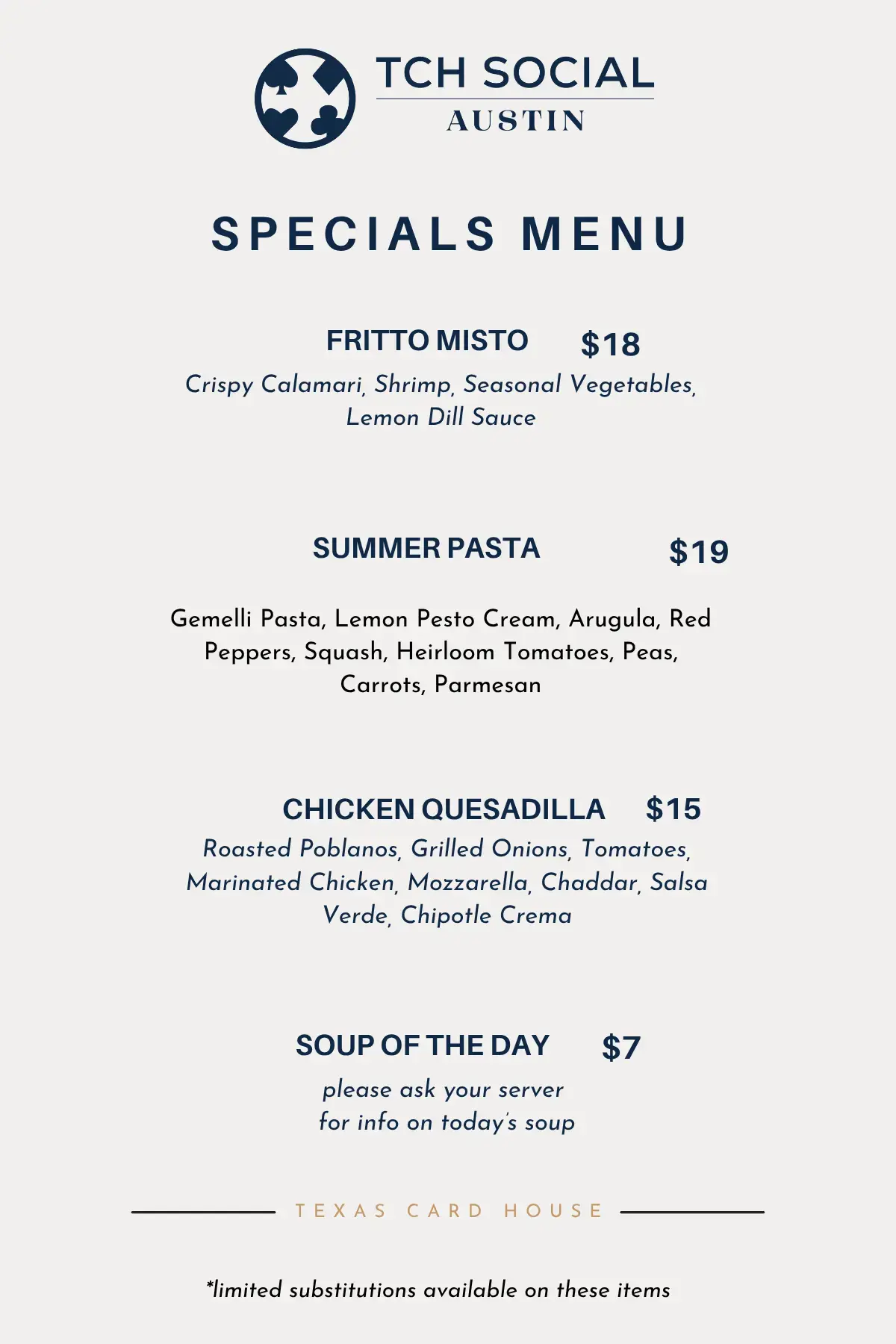 Austin Specials Austin Specials