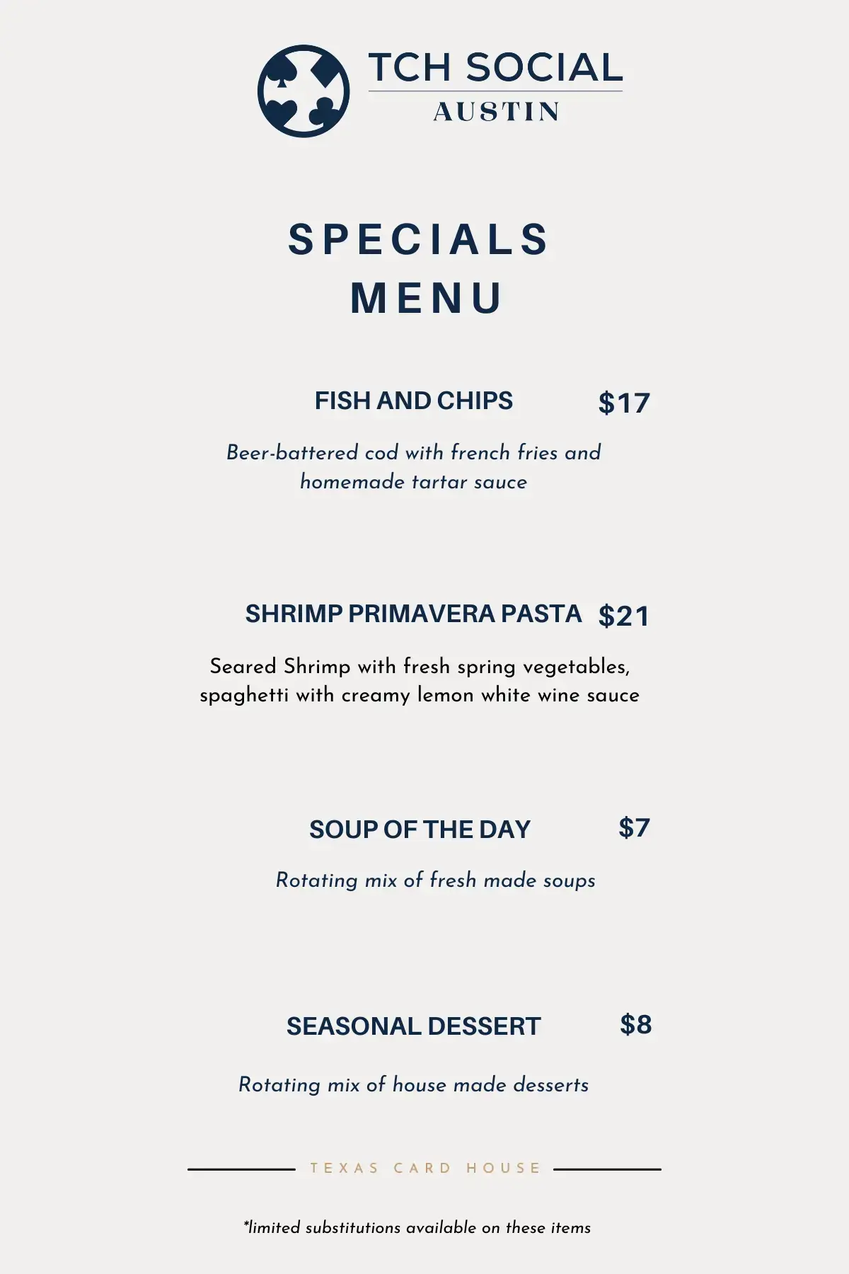 Mar26 Specials