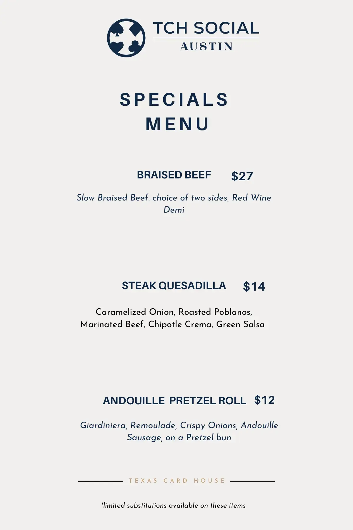 Nov 2025 Specials Nov 2025 Specials