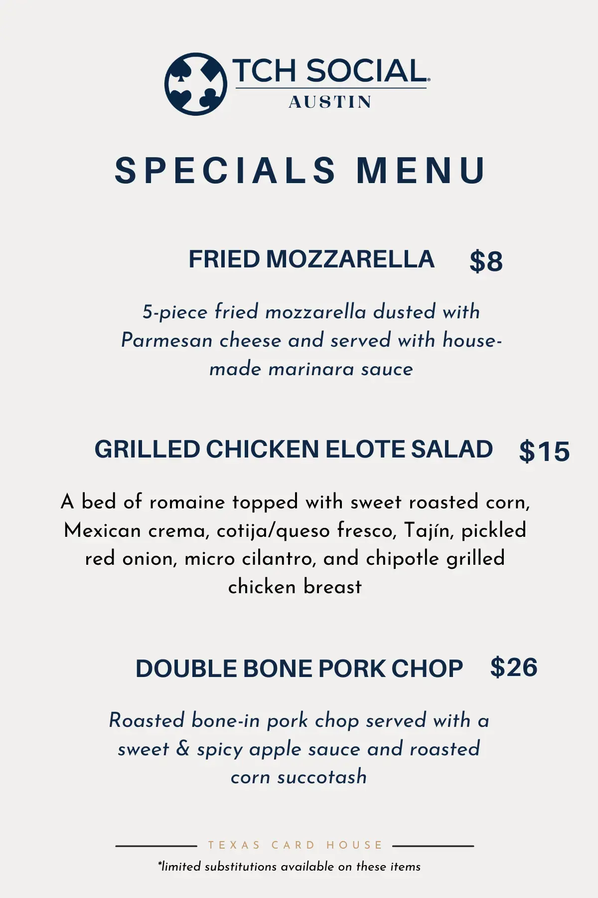 Oct26 Specials Oct26 Specials